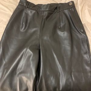 Vintage Faux Leather Pants